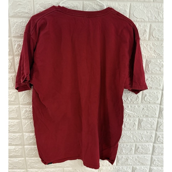 VANS MENS SHIRT SIZE LARGE CLASSIC FADED RED SHORT SLEEVE TELL‎ A FRIEND - Picture 3 of 7